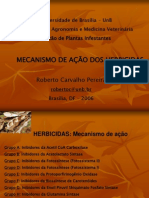 Mecanismo de ação dos herbicidas