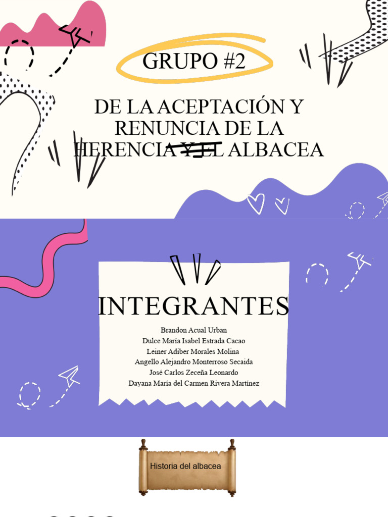 Albacea | PDF | Herencia | Albacea