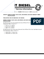 Detroit Series 60 Valve Lash Jake Brake Lash Camshaft Timing Specifications - June - 17 - 2014