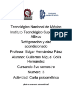 Carta Psicometrica - Solís Hernández Guillermo Miguel