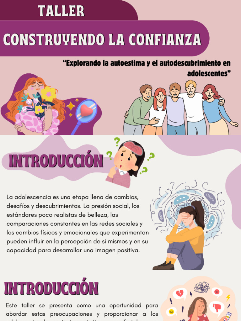 Autoestima y Autodescubrimiento en Adolescentes | PDF | Las emociones ...