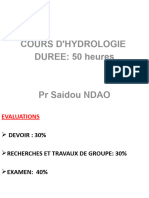 COURS HYDROLOGIE MASTER