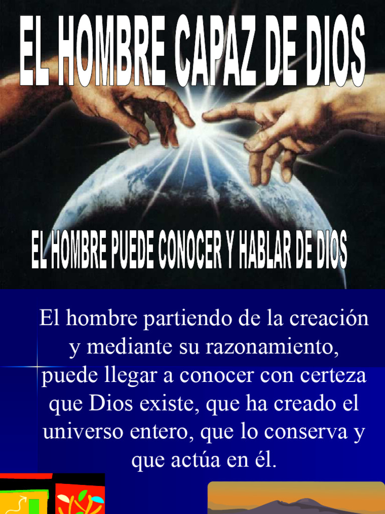 El Hombre Capaz de Dios | PDF | Teología | Dios
