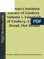 Womans Institute Library of Cookery Volume 1 Essent