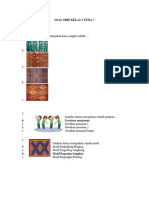 SOAL SBdP KELAS 3 TEMA 7 dan 8
