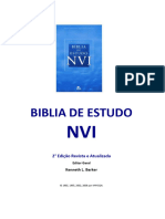 Biblia de Estudo NVI