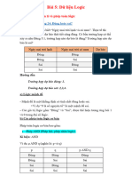 TIN HỌC 10 - BÀI 5 DỮ LIỆU LOGIC