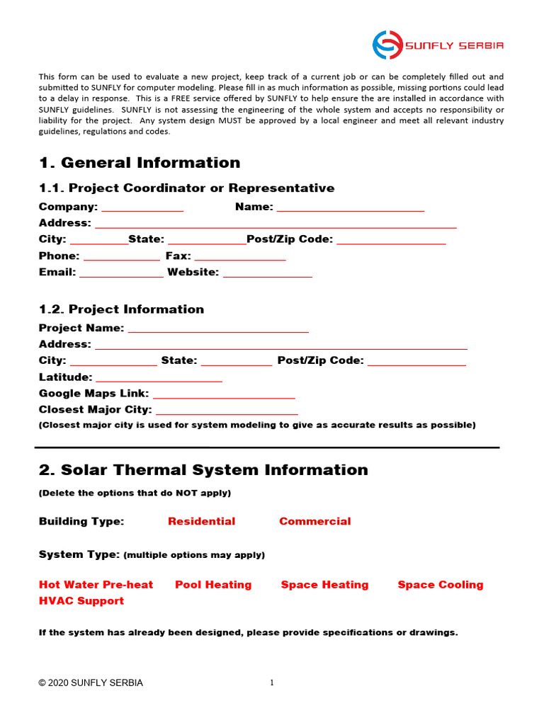 SUNFLY Project Evaluation Form | PDF | Sustainable Technologies ...