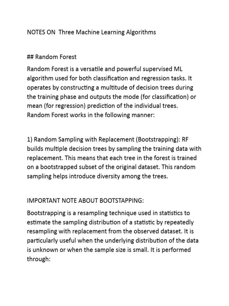 Three Machine Learning Algorithms | PDF | Support Vector Machine ...