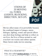 Conventions of Film and Moving Pictures