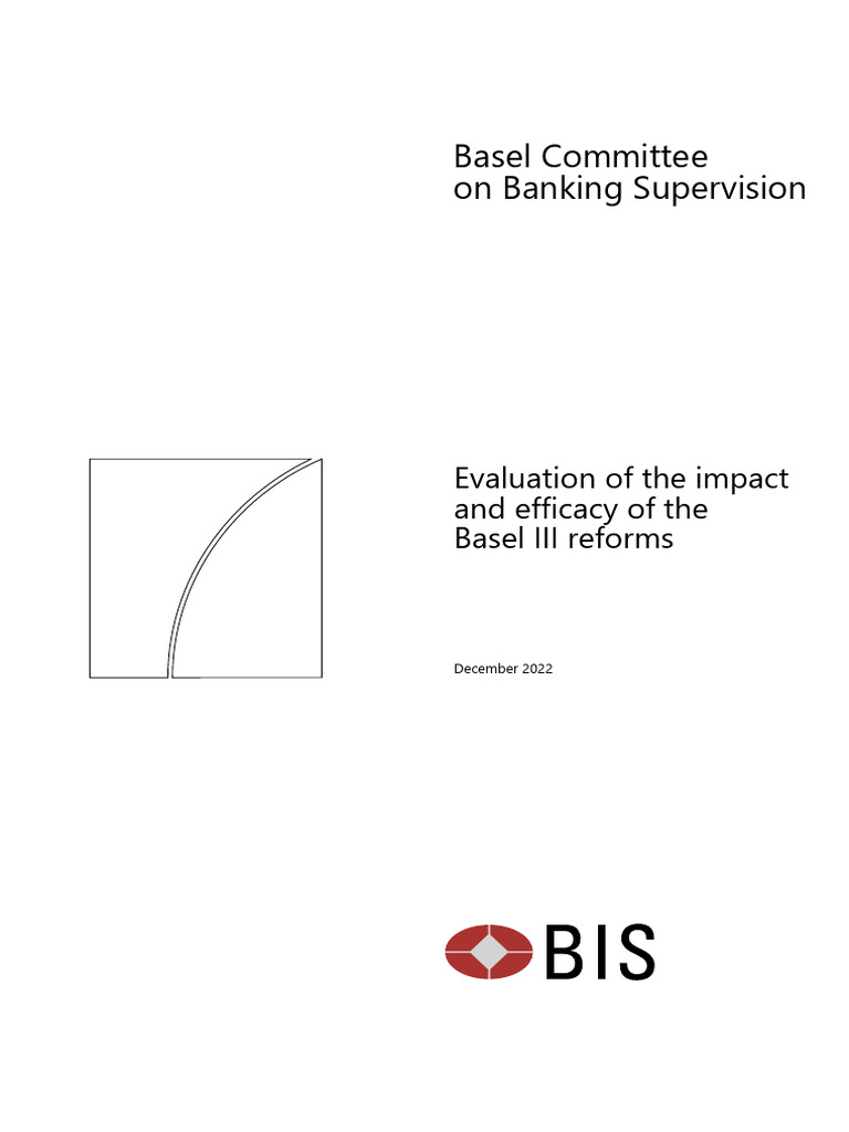 Basel III Reforms Impact Evaluation | PDF | Basel Iii | Capital Requirement