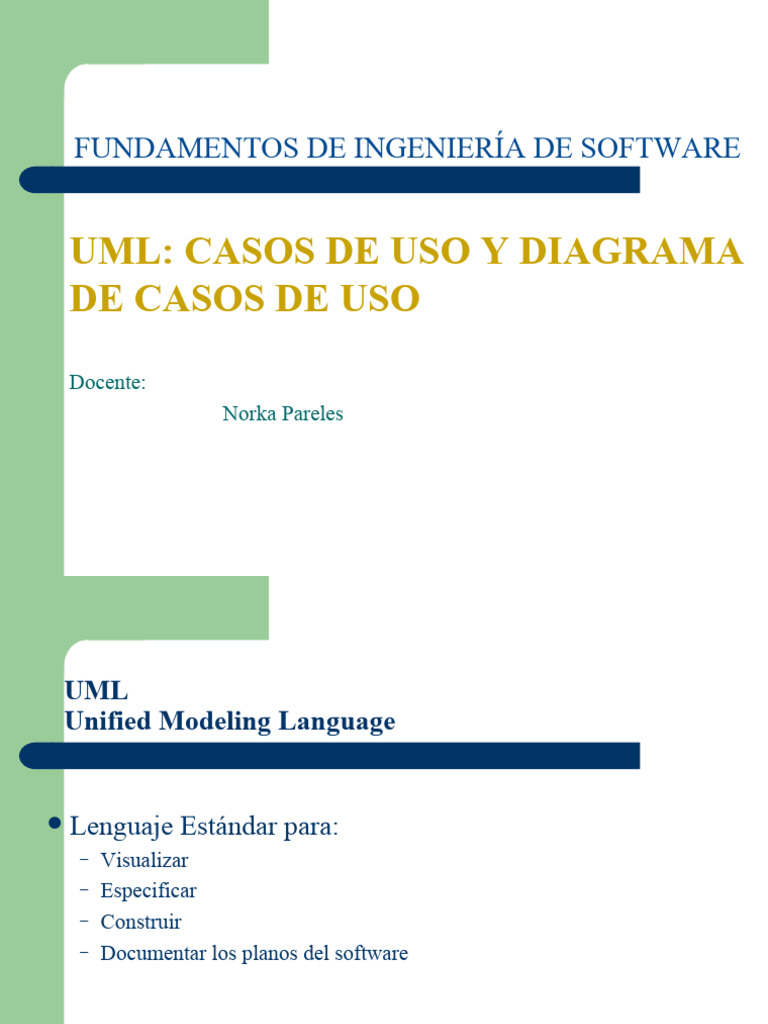 Casos de Uso en UML: Guía Completa | PDF | Caso de uso | Lenguaje de ...
