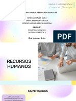 Salud Ocupacional y Riesgos Psicosociales