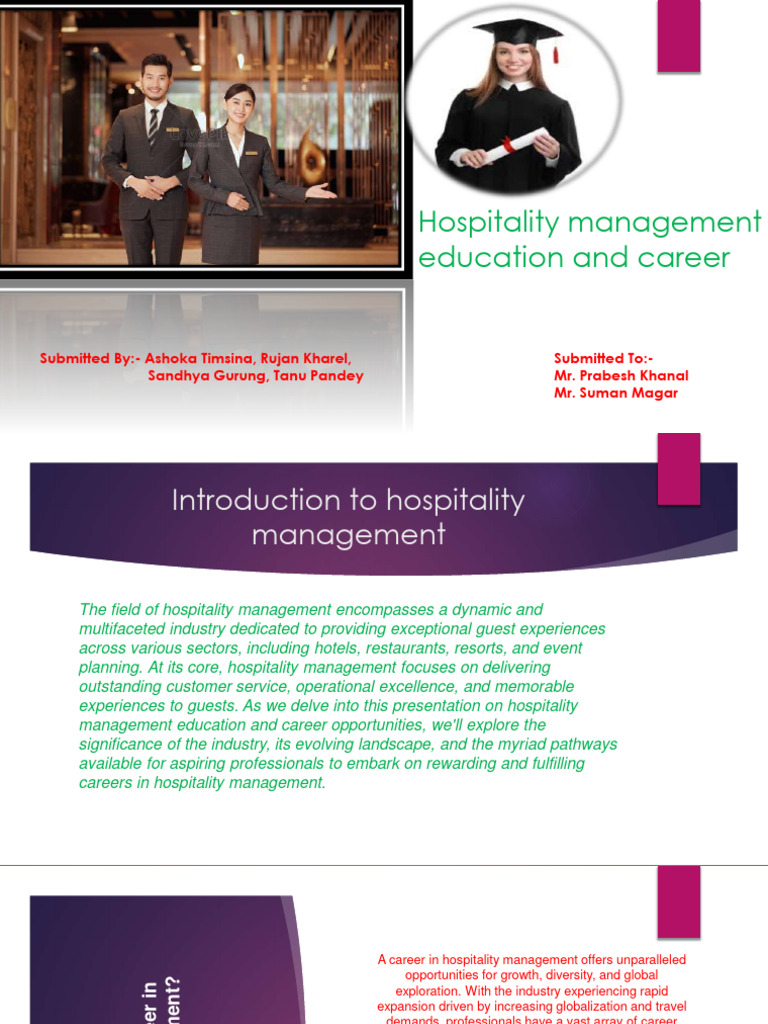 Hotal Managnent Curriculum and Overview | PDF | Tourism | Economies