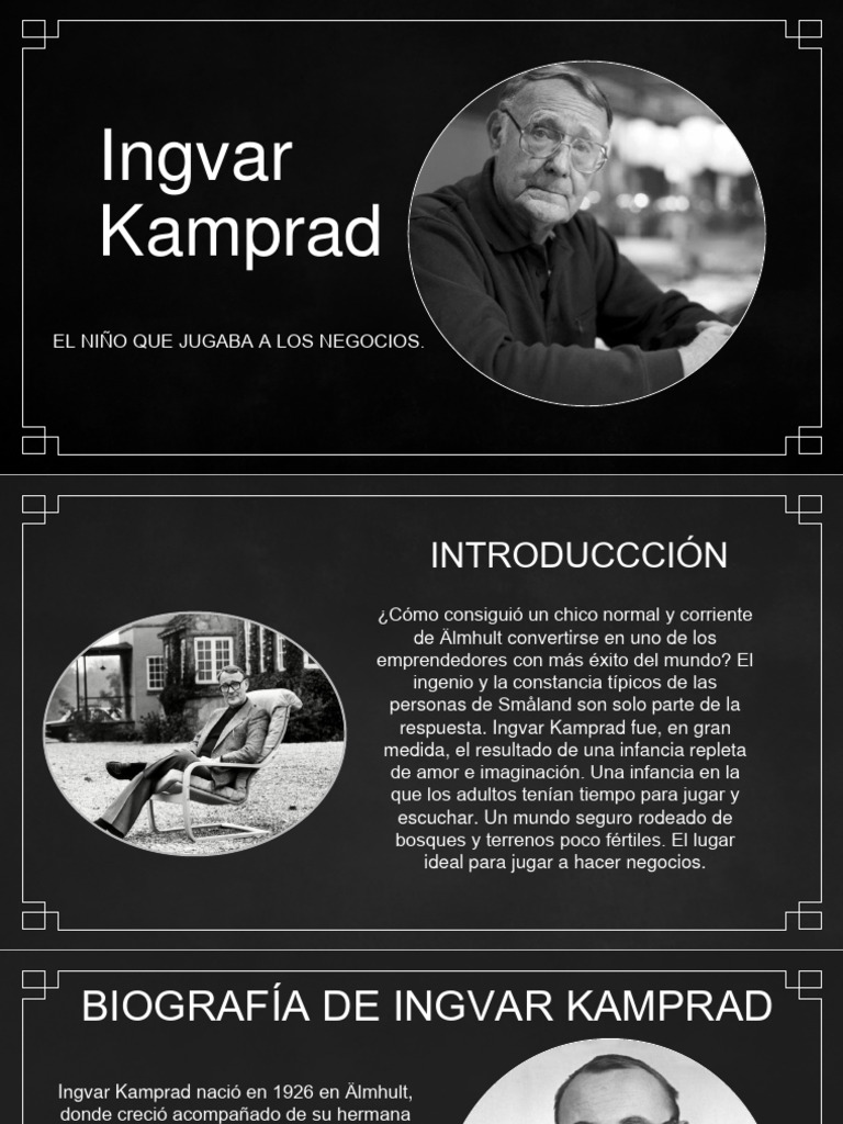 Ingvar Kamprad: El niño emprendedor | PDF | Economias