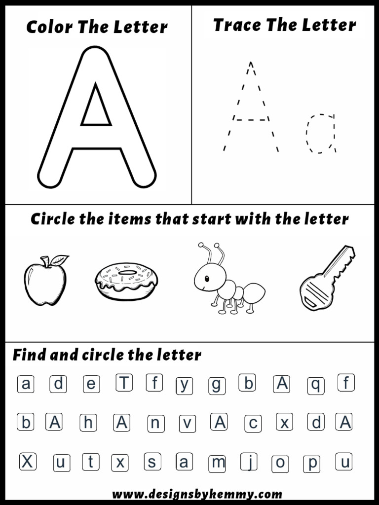 ABC Workbook for Kindergarten PDF | PDF