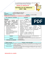 Martes 7 Mayo 2024................ 2º U2 S4 Sesion D2 Religion Los Hermanos Cain y Abel Maestras de Primaria Del Peru