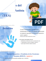 Definición y características del TEA para Docentes  y PAE