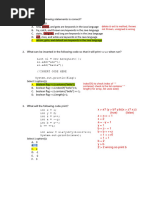 Mock Exam 3 Answers