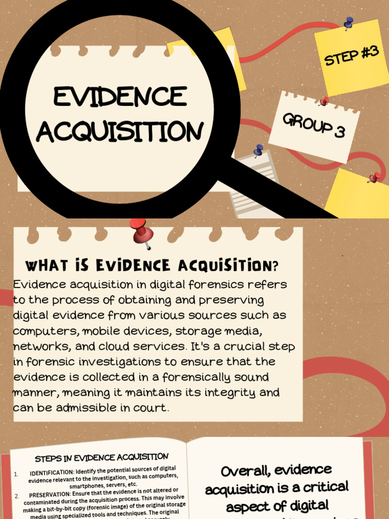 Digital Forensics: Evidence Acquisition Steps | PDF | Booting ...