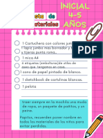 Checklist lista de materiales doodle azul