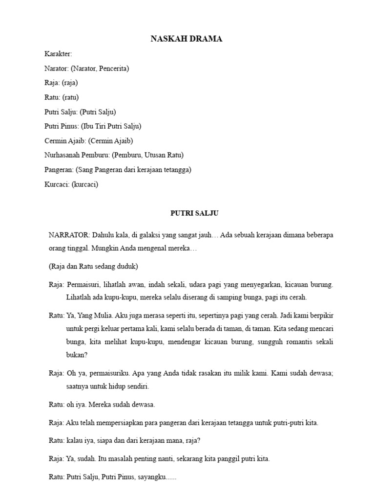 Naskah Drama | PDF