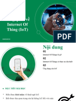 Bài 1 Tổng quan về Internet Of Thing (IoT)