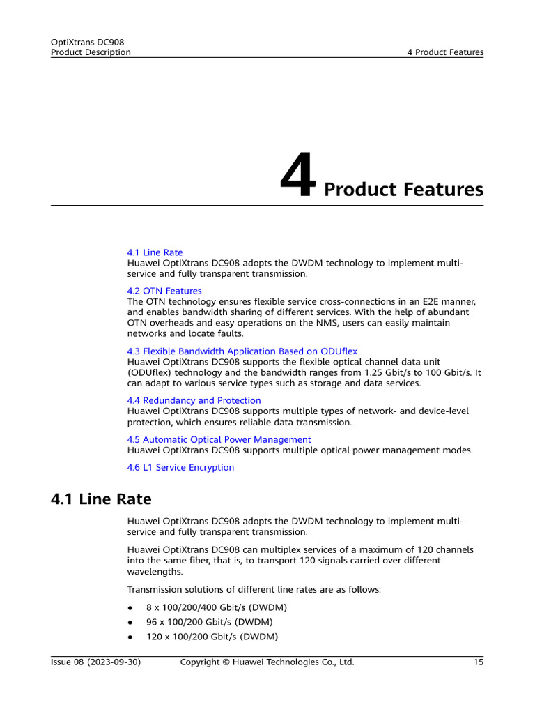 01-04 Product Features | PDF | Wavelength Division Multiplexing ...