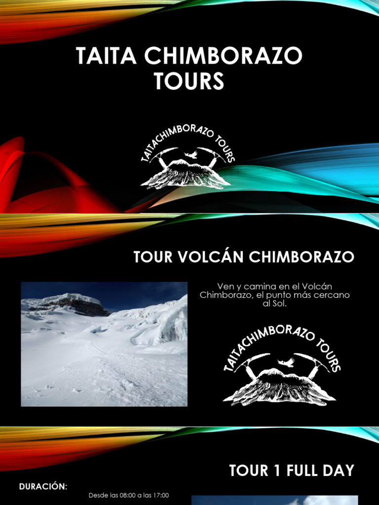 Tour Full Day Volcán Chimborazo | PDF | Cocina, comidas y vino | Hogar ...