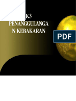 Materi K3 PENANGGULANGAN KEBAKARAN A, B, C, D