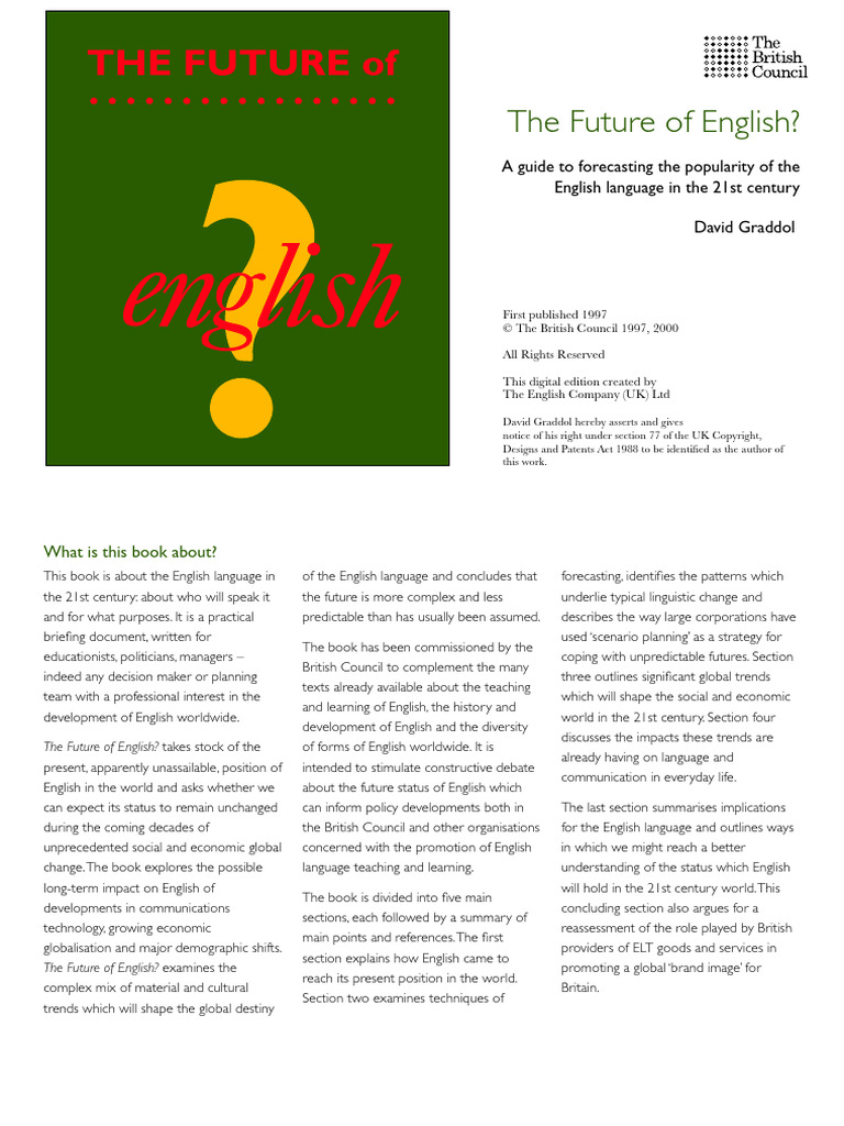 English in The World | PDF | Multilingualism | English Language