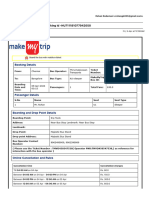 MakeMyTrip Bus E-Ticket For Booking Id - NU711181077942050