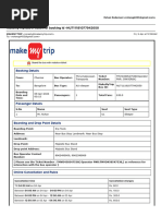 MakeMyTrip Bus E-Ticket For Booking Id - NU711181077942050