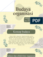 Ppt Budaya Organisasi Ridho