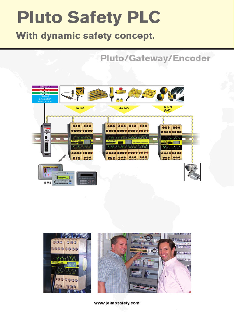Pluto Safety PLC Overview | PDF | Programmable Logic Controller | Relay