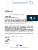 Letter to BPL - Palimbang