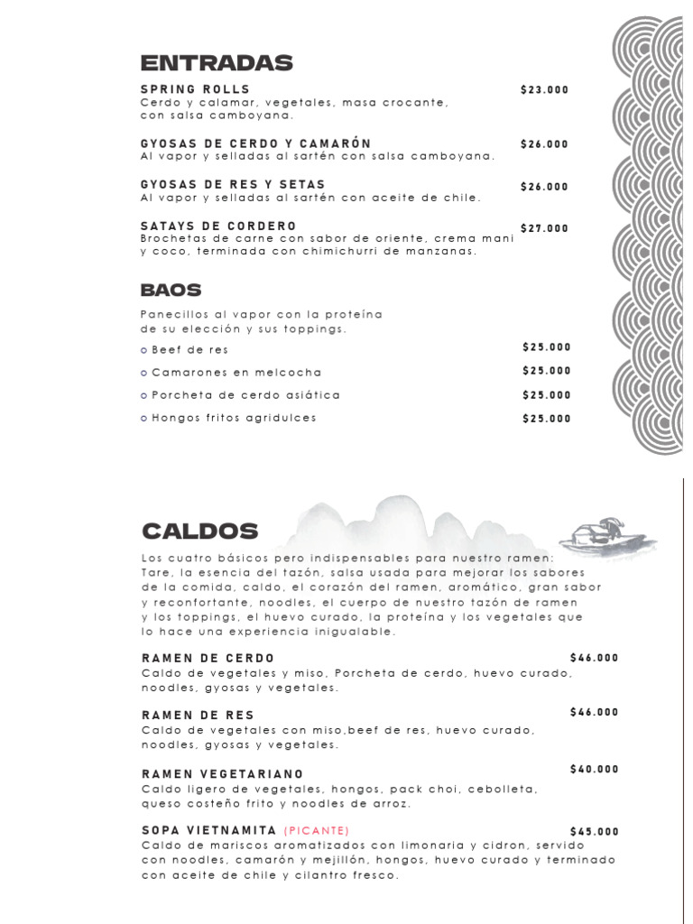 Menú Iki 2024 | PDF | Caldo | Alimentos