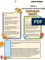 Eksplorasi Konsep Topik 2 Pemahaman Peserta Didik