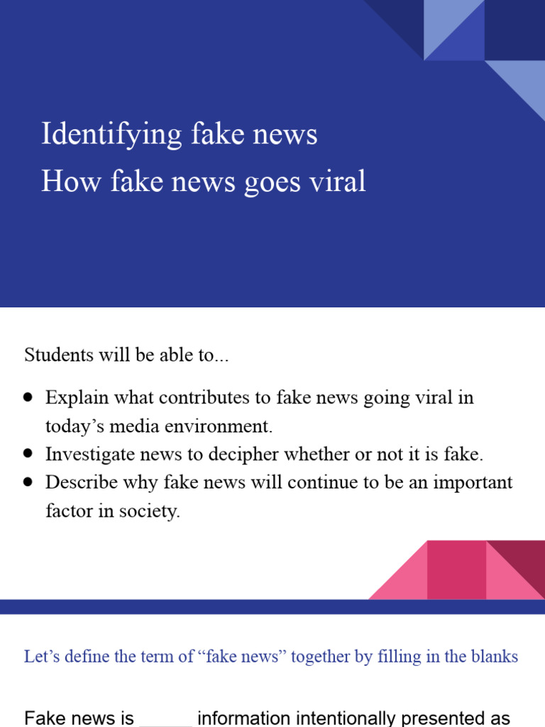 Understanding Fake News Dynamics | PDF