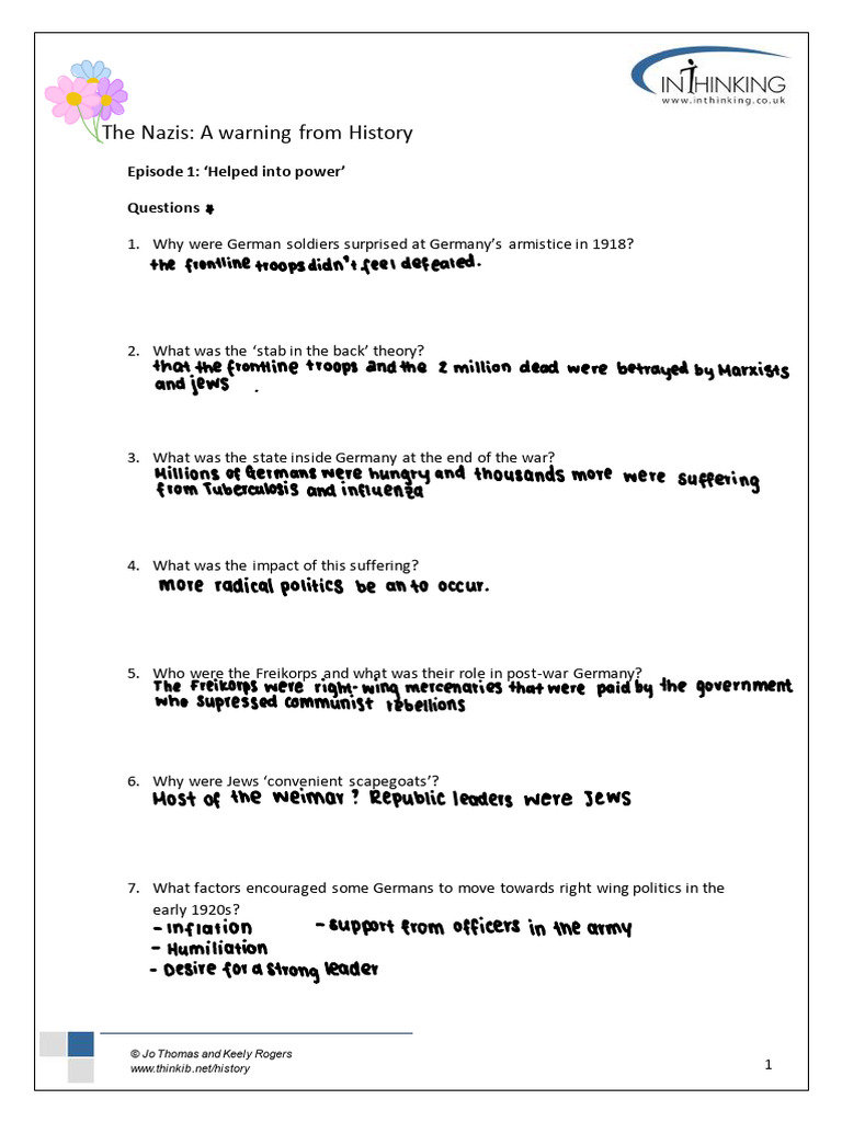 Nazi Rise and Racial Scapegoating | PDF | Nazi Party | Nazi Germany