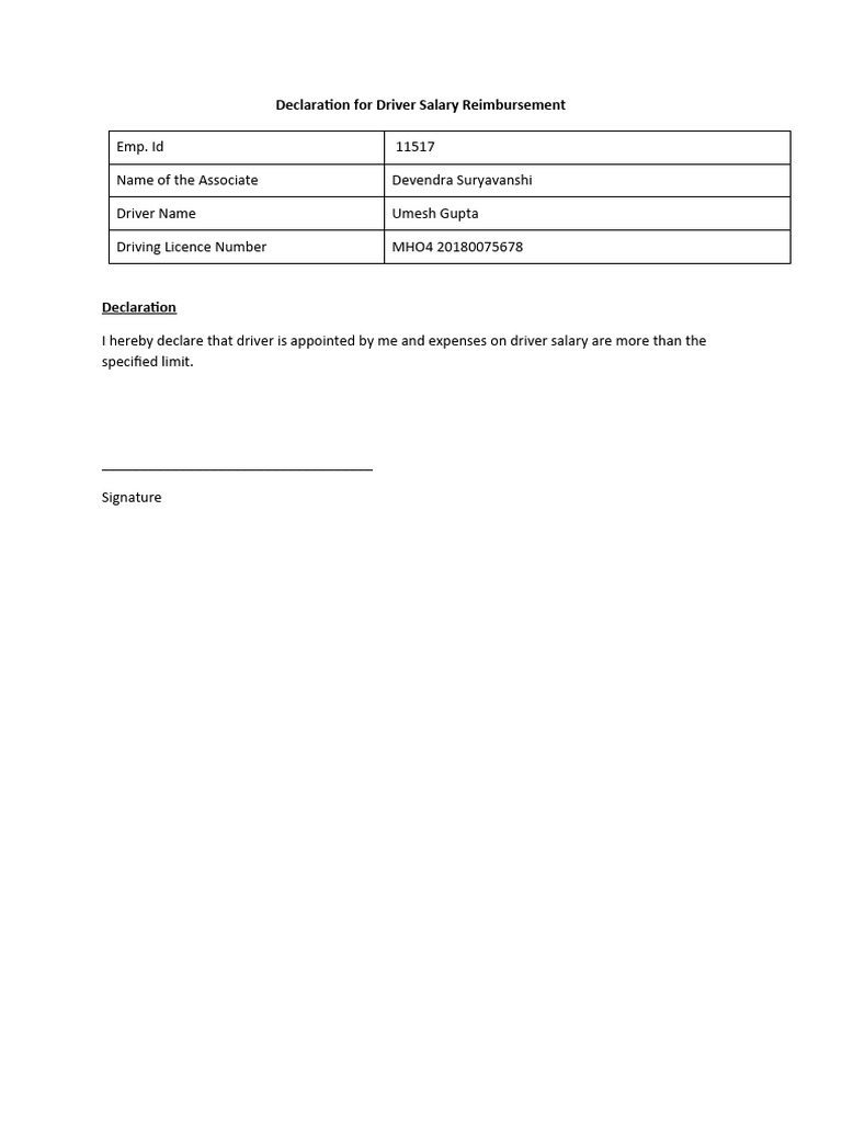 declaration-for-driver-salary-reimbursement-pdf