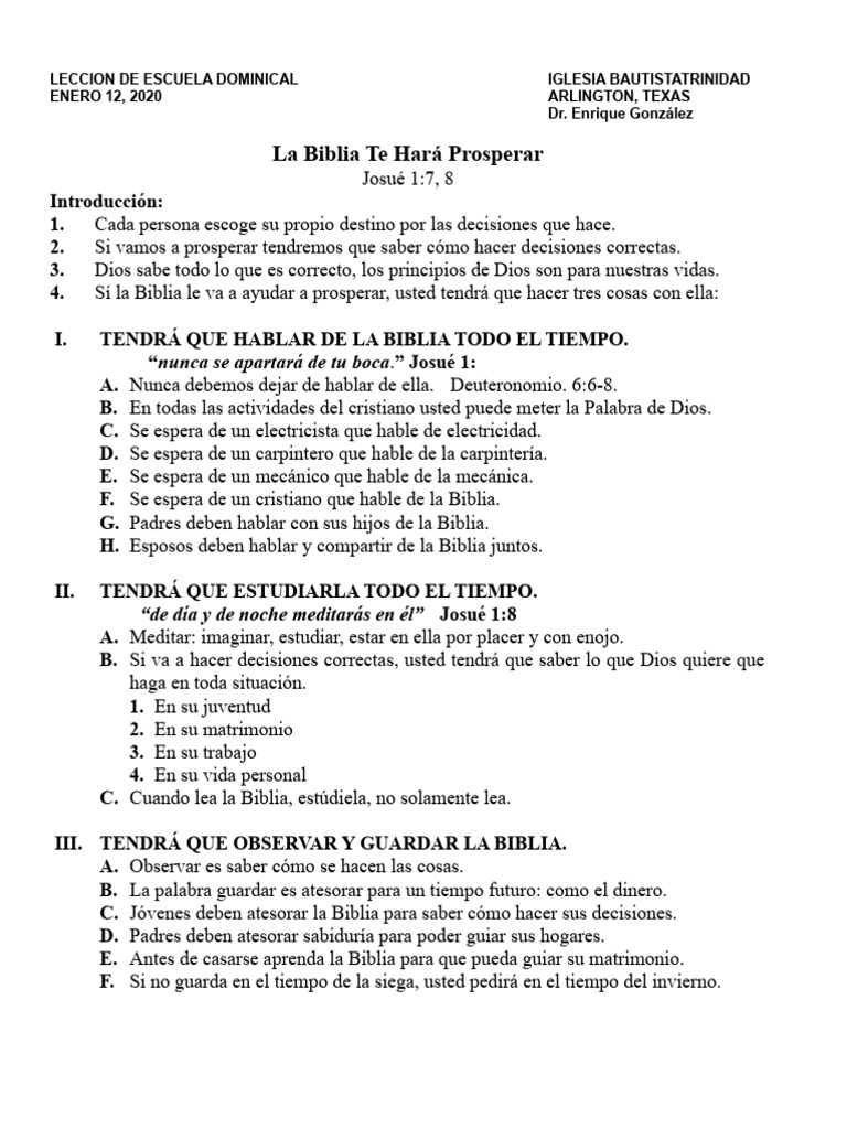 Cómo Prosperar a Través de la Biblia | PDF | Religión y espiritualidad
