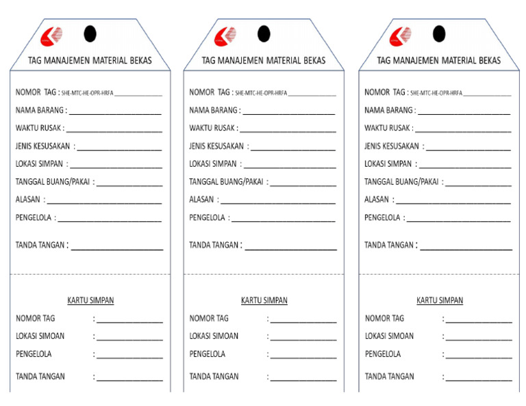 Form TAG | PDF