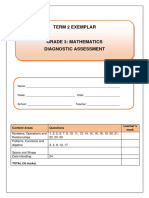 Exemplar gr3 Maths Diagnostic Assessment - Term 2 - 2021