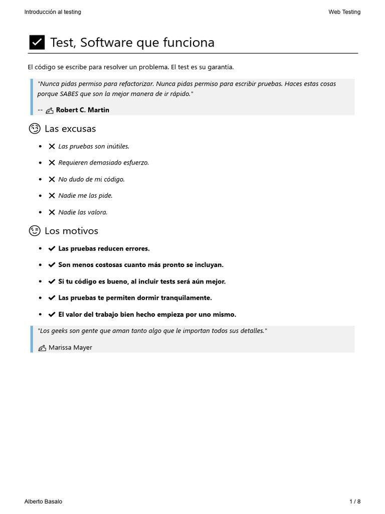 Introducción al Testing para Principiantes | PDF | Pruebas de software ...