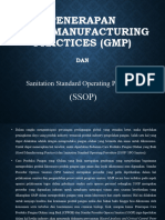 Penerapan Good Manufacturing Practices (GMP) : (SSOP)