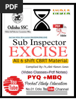 OSSC S I EXCISE 23 & 24 July 2022all 6 ShiftCombine Book by Pocket