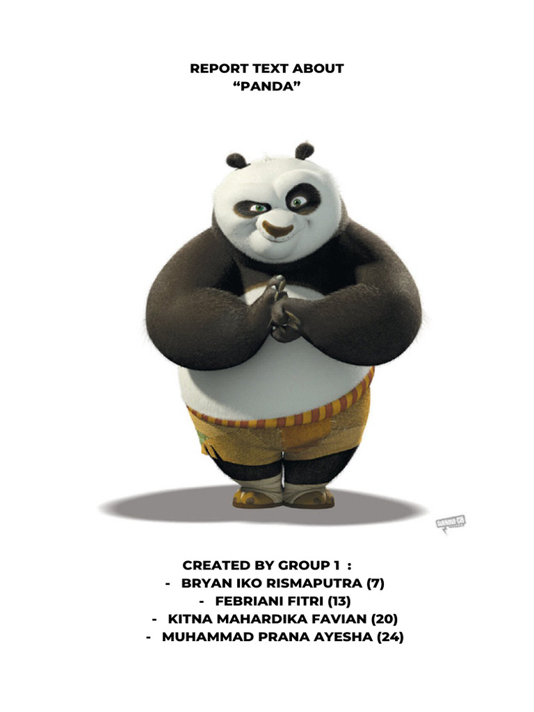Report Text (Panda) Ytta | PDF | Giant Panda | Bears