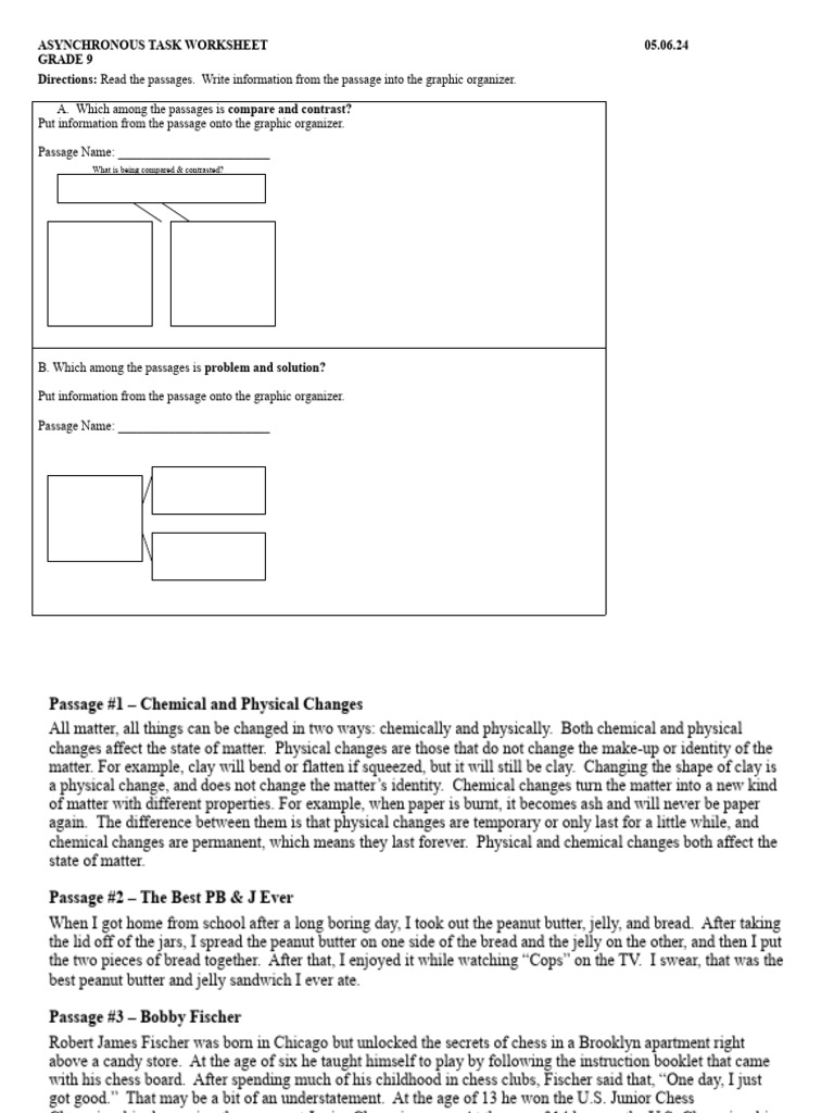Grade 9 Asynchronous Task Worksheet | PDF | Economic Bubble | Credit