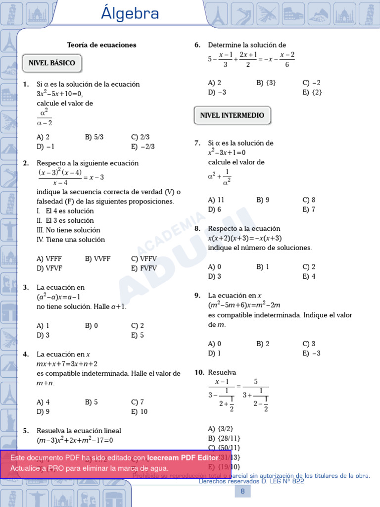 Algebra 28 32 | PDF | Ecuaciones | Álgebra abstracta